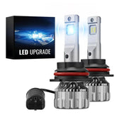 S6 9007/HB5 75W 6500K 24000LM White IP67 LED Headlight Bulbs 2Pcs